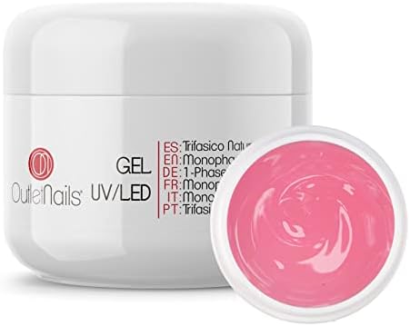 Gel 1 Phase Pink LED/UV for Nails 50ml | Gel 3 in 1 โ Outlet Nails