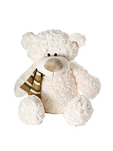 Mousehouse Gifts Weiß 34cm Teddybär Kuschelbär sehr weich für Jungen und Mädchen