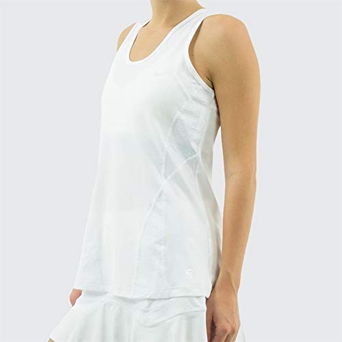 Sofibella Women's Full Back Tank Top (White, X-Small) #TOP3