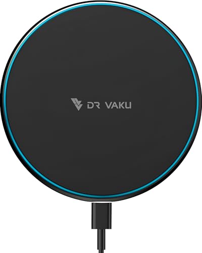 DR VAKU® 15W Wireless Charger Fast Charging Pad PD & Qi-Certified for Samsung Galaxy S25/S25+/S25 Ultra, S24/S24+/S24 Ultra/S24FE, S23/S23+/S23...