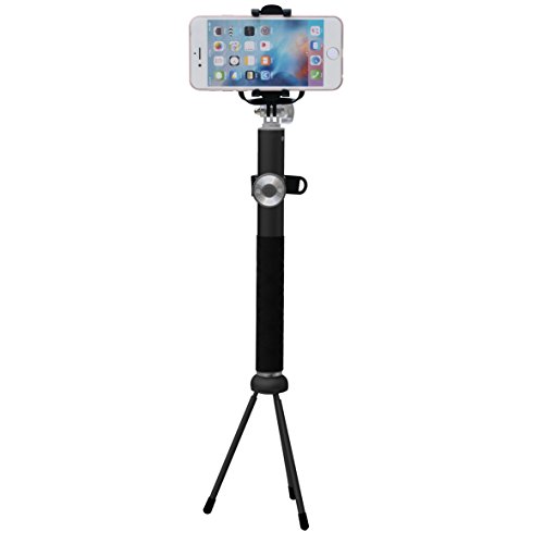 Bigben Connected Perche télescopique avec déclencheur Photo sans Fil et trépied