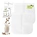 Produktbild 2x Nussmilchbeutel | Passiertuch | Filterbeutel Set für vegane Milchalternativen wie Nussmilch, Mandelmilch, Frucht-/Gemüsesaft und Smoothies | Health Boutique