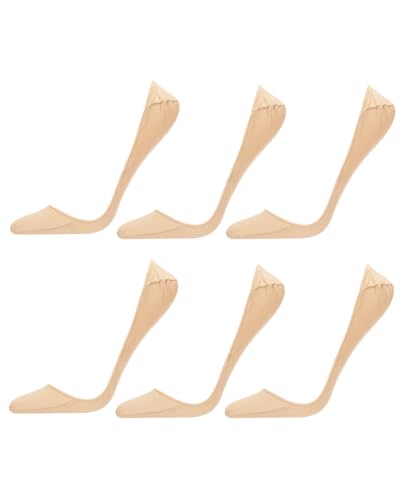 MeMoi Closed Toe Stiletto Cotton Blend Shoe Liners 6 Pack