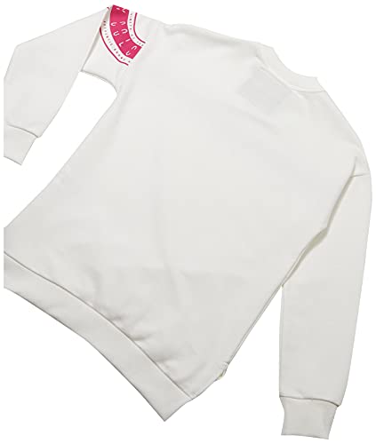 Blusa de moletom com faixa Estampada Colcci Fun, Feminino, Off Shell, 16