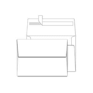 A7 White Envelopes 100 Pack 5X7 Envelopes Printable – Quick Self Seal,for 5×7 Cards| Perfect for Weddings, Invitations…