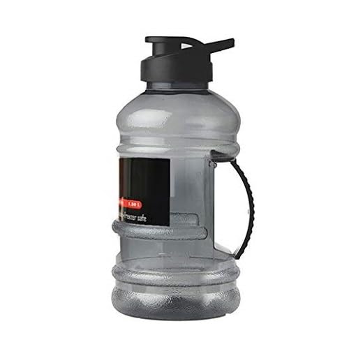 Rhonnium™ IX-37 Water Bottle 1.5 L with Mixer Ball and Strainer 600ML PET Black-image-16