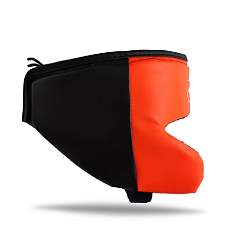 Image of Kids Boxing kit Yellow (Filled Punching Bag, Gloves and Headgear, Age 7-13 Years) (Orange)