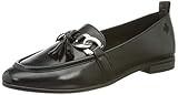 FEEL+Leather MARCO TOZZI Damen by Guido Maria Kretschmer 2-2-84200-26 Leder Slipper, Black Antic, 39 EU
