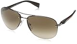 Prada SPORT Herren 0Ps56Ms 5Av6S1 62 Sonnenbrille, Grau (Gunmetal/Brown Gradient)
