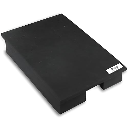 Pyle Sound Dampening Speaker Riser Foam - Audio Acoustic Noise Isolation Platform Pads Recoil...