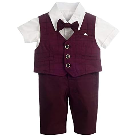 Dressy Daisy Baby Boy 4-Piece Suit Cover