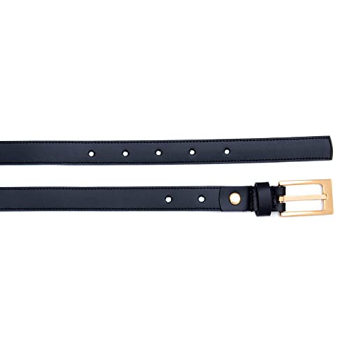 Cinto Feminino de Couro Naturali Casual Preto LaCouro Tamanho 115