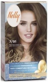Nelly Set Tinte 7/91 Rb.Md.Marron Ceniza pour adultes, idéal pour utilisation pr