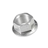 RATCHROLL 90305PAAA01 90305P0G003 Power Steering Pump Pulley Nut for Honda Accord 1995-2012 for Honda Civic 1996-2011 / Inner/Durable Metal/ 1 Pcs Silver Tone Replacement Car Parts