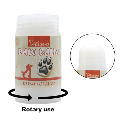 GZDAOXIA 40g Pfotenbalsam für Hunde und Katzen,pfotenbalsam Hund,Pfotenpflege für Hunde im Winter,Hundepfotenbalsam, Pfotenpflege,Hunde Zubehör,Natürliche Pflege als Stick für Welpen,Katzen