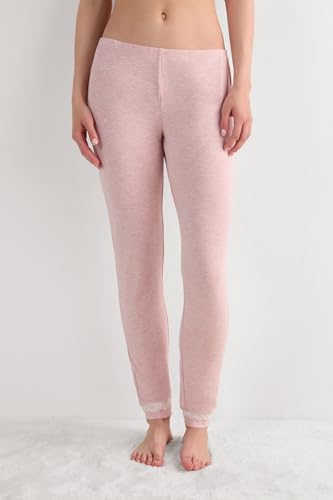 Woman's Long Modal Lace Detail Trousers2