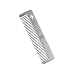 ZEUS Stainless Steel Beard Comb, Thunderbolt