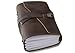 Price comparison product image Life Arts Handmade Enya Leather Journal, A6 Rustic Tan with 400 Acid-Free Writing Pages