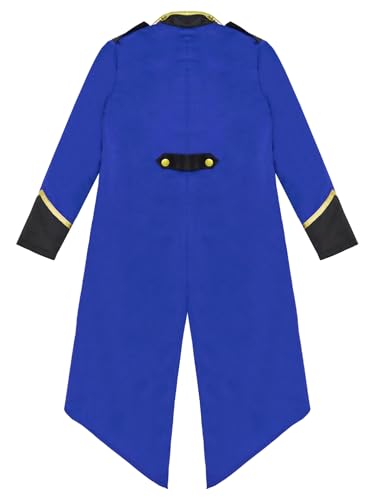renvena Kids Medieval Steampunk Tailcoat Long Sleeve Victorian Vintage Tuxedo Jacket for Boys Girls4