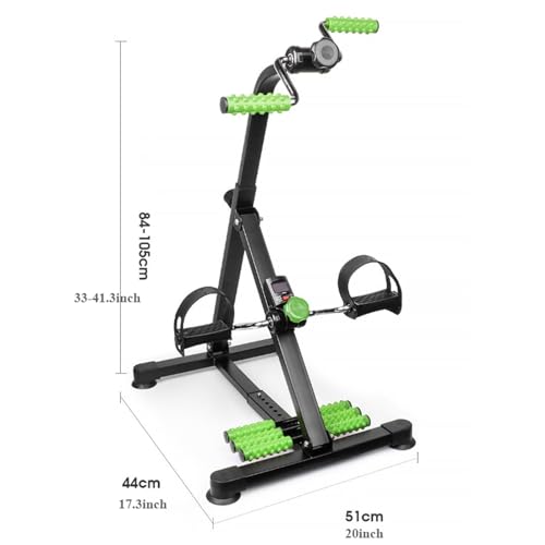 Pedalen voor Hometrainers Huishoudelijke pedaaltrainer, indoor cycling fitness revalidatie trainingsapparatuur, thuistraining fysiotherapieapparatuur for senioren, in hoogte en weerstand verstelbaar P - Afbeelding 3