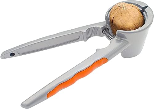 Nut Cracker, Walnut Clamp, Pecan Pliers Opener Stainless Aluminum alloy Kitchen Tools, Splash Proof Design Pecan Chestnut Clamp Nutcracker