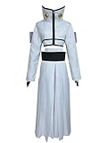 Aizen's Arrancar Army 3rd Espada Tier Harribel White Uniform Cosplay Costume (Female M)