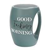 Pavilion Gift Company - Good Fucking Morning - 16 oz Handwarming Coffee Tea Cup Mug Drinkware Humorous Funny Swearing Sarcasm Novelty