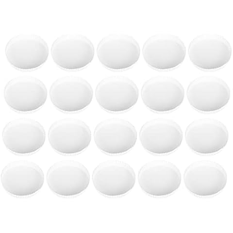 Cabilock 100 tapas de papel para tazas redondas desechables Cover