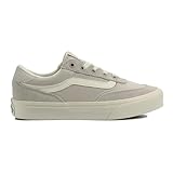 Vans Women's Brooklyn LS Shoe | Low-Top Sneakers for Everyday Wear, Walking, Work & Fashion, Suede/Canvas Taupe Mist, 8