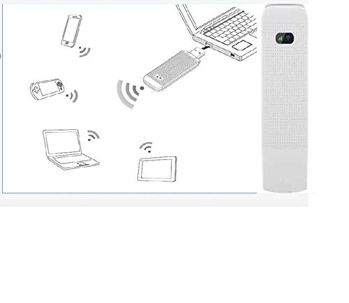 4G WiFi Modem LTE Mobile Hotspot Wireless Network Adapter WiFi Router Modem Stick with sim Card Slot Plug and Play for for Win 2000/2003 / Xp/Vista / 7/10, Linux