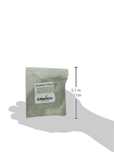 First Voice TSR270-049-10 White Powder Single Use Absorbent Powder Packet (Pack of 10) - Thumbnail 2