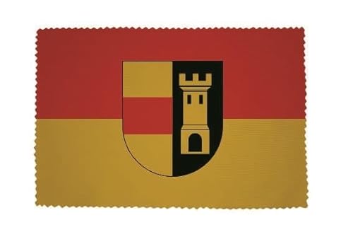 U24 Brillenputztuch Landkreis Heidenheim Fahne Flagge Glasreinigungstuch Microfasertuch