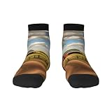 No Show & Antiscivolo: progettati con uno stile no-show scollato, questi calzini Ranch View Print sono perfetti da indossare con varie scarpe, tra cui la linea piatta della barca e scarpe sportive. L'impugnatura antiscivolo li mantiene in posizione, evitando scivolamenti o raggruppi.