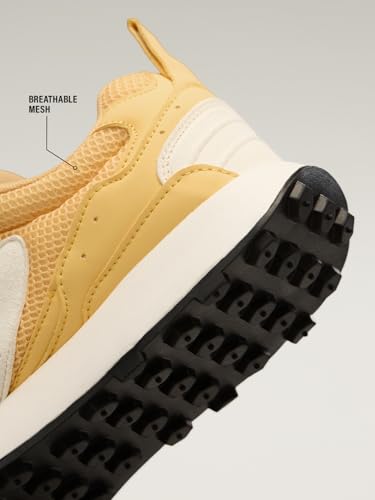 Image of The Souled Store Trailz: Men and Boys Low Top Sneakers Modern Retro Runner Breathable Mesh and Microfiber Suede Cushioned Insole Lugged Outsole Lace Up