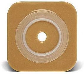 ConvaTec401577 SUR-FIT Natura Two-Piece Stomahesive Skin Barrier, No Tape Collar, Cut-to-Fit, 2-3/4" Flange, 5" Length, 5" Width, Pack of 10