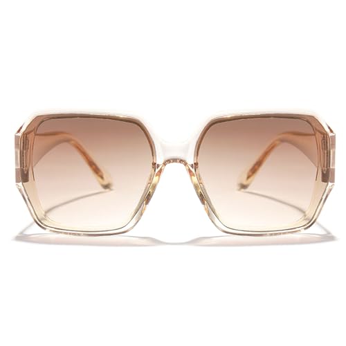 Trendy Oversized Square Sunglasses for Women Men 90s Stylish Square Frame Sun Glasses Female Trending Sun Glasses