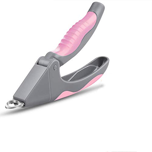 VOSEN Dog Nail Clippers, Professional Cat Nail Clippers and Trimmer Suitable for Small Medium Large Dogs Cats Pink