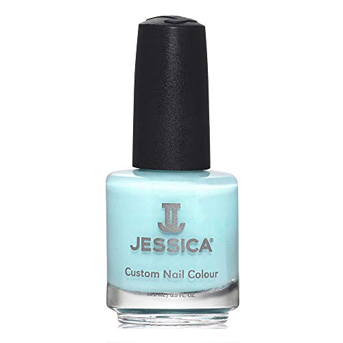 JESSICA Custom Colour Nail Polish | Long Lasting Nail Varnish with Salon Professional Finish | Award-Winning Polish, Helps Strengthen Nails | Cool-Toned Blue Crème | Cool in the Pool | 14.8ml