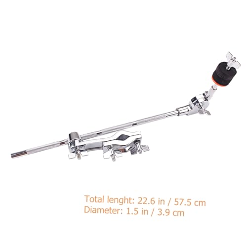 Brazo extensible para platillo de batería ajustable con abrazadera metálica, accesorio de montaje para percusión y soportes miniatura 5