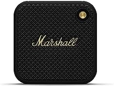 Marshall Willen Portable Bluetooth Speaker - Black & Brass