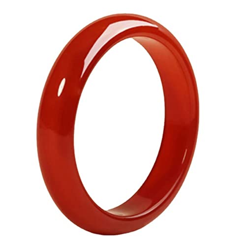 Bracelet en calcédoine blanche et agate naturelle rouge pour l'élégance au quotidien
