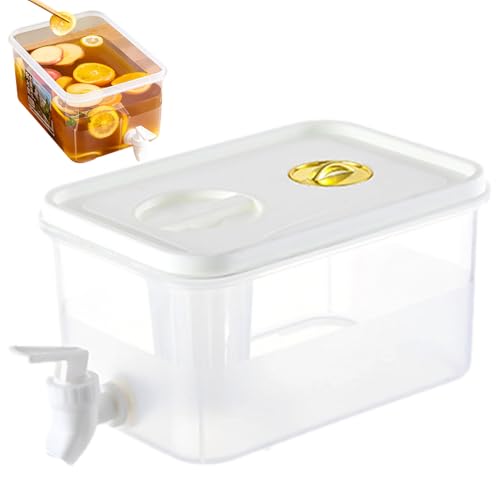 Distributeur d'eau pour Réfrigérateur, 5L Distributeur de Boissons Glacées, Distributeur Eau Frigo, Distributeur Boisson Avec Robinet, Distributeur de...