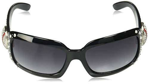Cocomo Soul Baseball MOM Sunglasses | Black Rhinestone Baseball Sunglasses | Zipper Case Included | Baseball Grandma | Team MOM Gift2