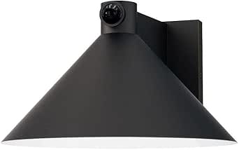 Maxim Lighting 86143BK/MSP Conoid - 10W 1 LED Large Wall Sconce with Dusk-Dawn-6 Inches Tall and 10 Inches Wide