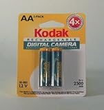 Kodak 801 7949 Ni-MH Rechargeable Digital Camera Battery - AA size (2 Pack)
