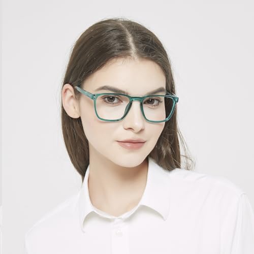 Image of Lightweight Reading Glasses Men Women Square Spring Hinges Readers 1.00 1.25 1.50 1.75 2.00 2.25 2.50 2.75 3.00