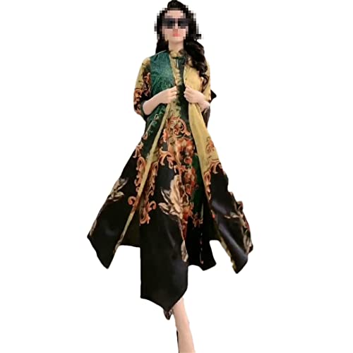 Robe d'été 2 pièces décontractée et fleurie en taille XL