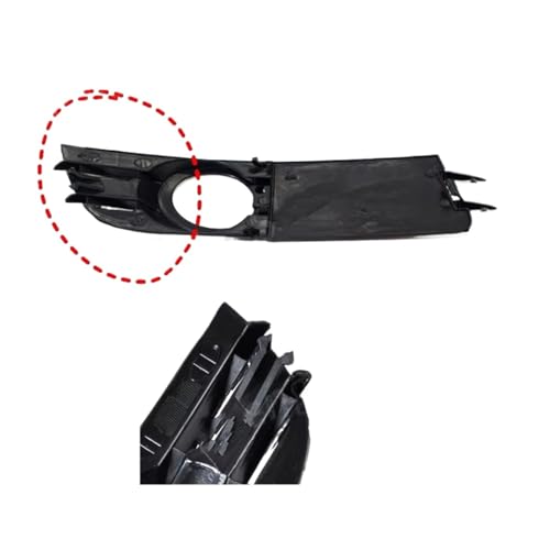 Rejilla hexagonal de luz antiniebla para A6 Quattro C6 2007, diseño de panal para parachoques 5