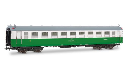Electrotren HE4032 RENFE, PPSV Coach, Herbicida Green-White Livery, ep. VI Passenger Coaches