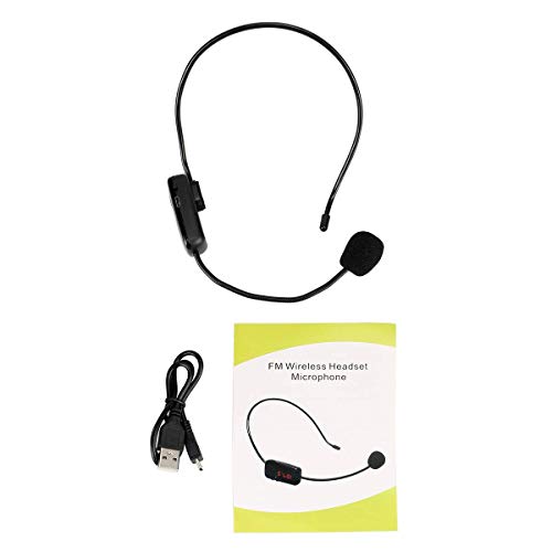 Retekess Tr503 Wireless Fm Microphone Headset, Hands-Free With Rechargeable Battery For Voice Amplifier, Church, Tour Guide, Teacher, Salesman, Conference, Karaoke (Black) #TOP5